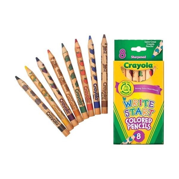 Crayola PENCIL, COLOR, WRITESTART, 8CT, 8PK CYO684108 - main